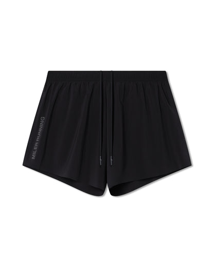 Work Running Short in Black, front