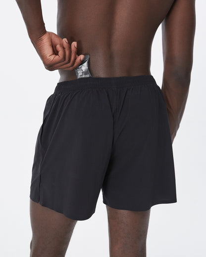 Work Running 5" Short in Black, lifestyle
