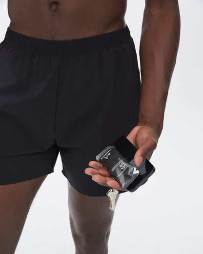 Work Running 5" Short in Black, lifestyle