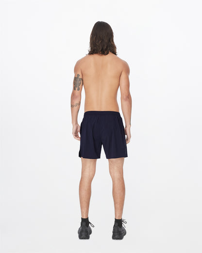 Work Running 5" Short in Navy, lifestyle