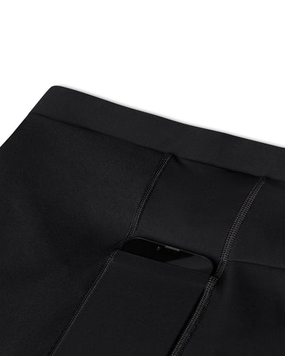 Work Running Half Tight in Black, detail