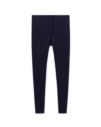 Work Running Full Tight in Navy, front