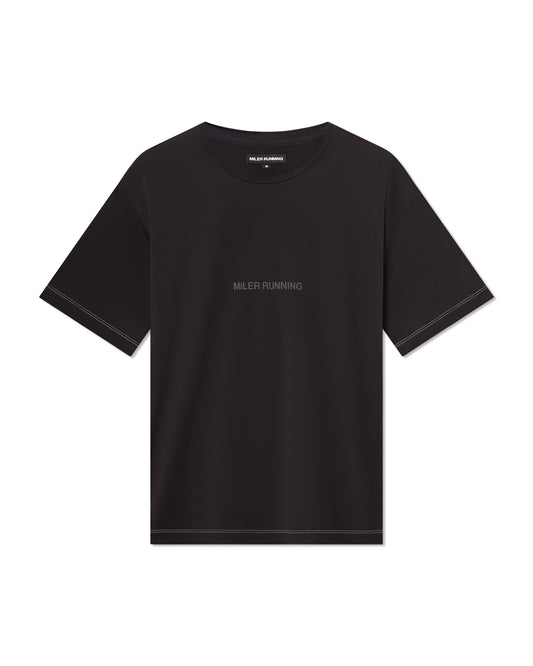 Contrast Stitch Work Running SS Tee