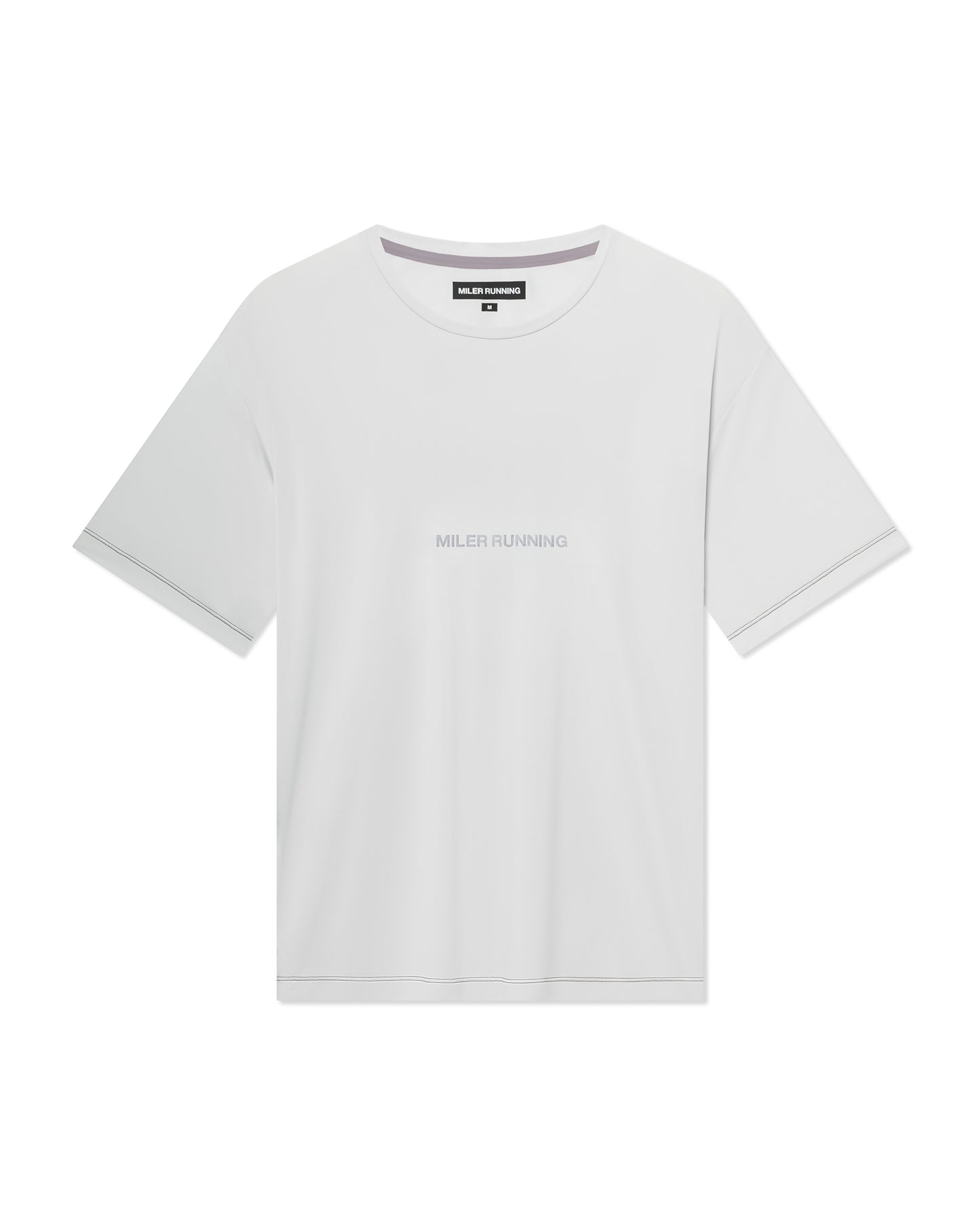 Contrast Stitch Work Running SS Tee