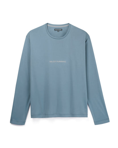 Work Running LS Tee in Bluestone, front