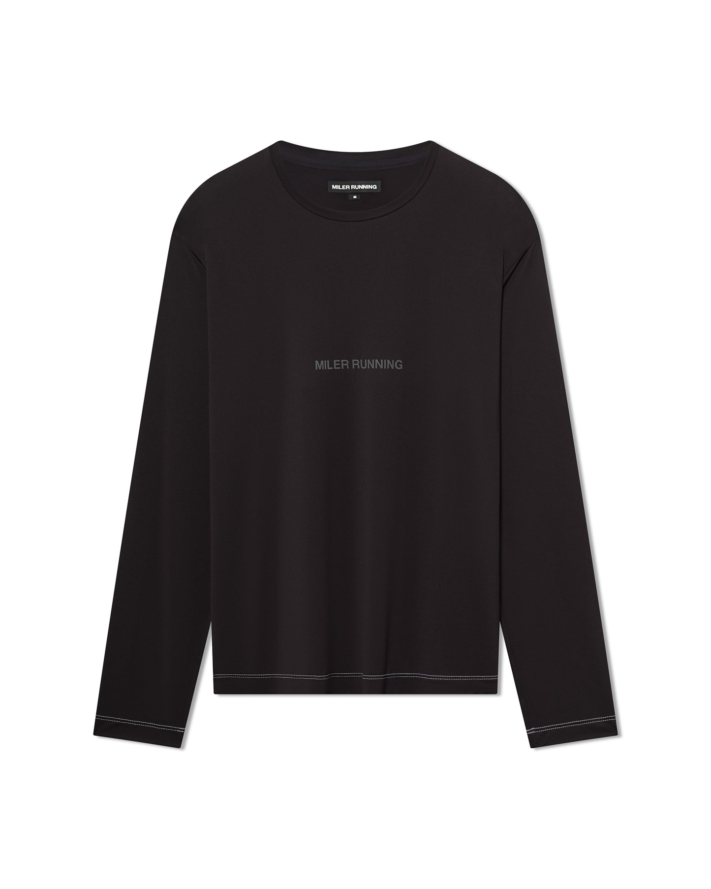 Contrast Stitch Work Running LS Tee