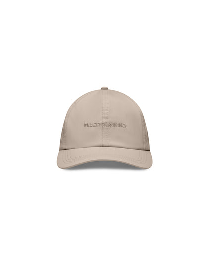 Work Running Hat in Limestone, front