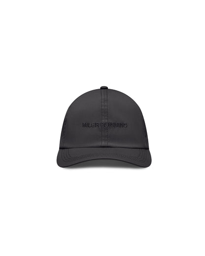 Work Running Hat in Asphalt, front