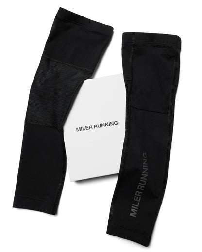 Work Running Arm Sleeves in Black, detail
