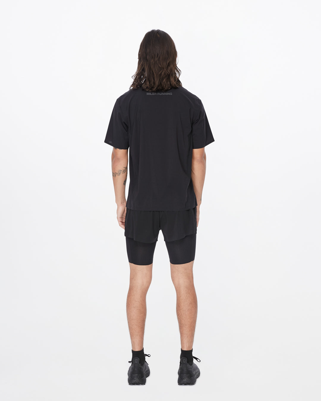 Dirt Running 1/2 Zip SS Tee