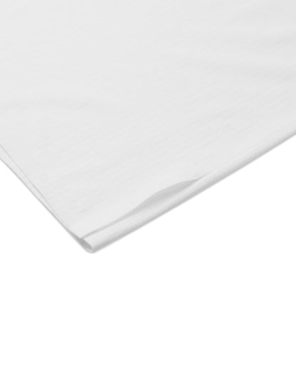 Hem detail in White