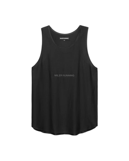 Base Running Singlet in Black, front