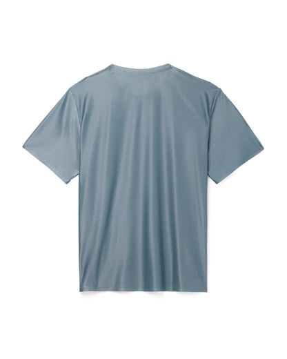 Base Running SS Tee in Bluestone, back