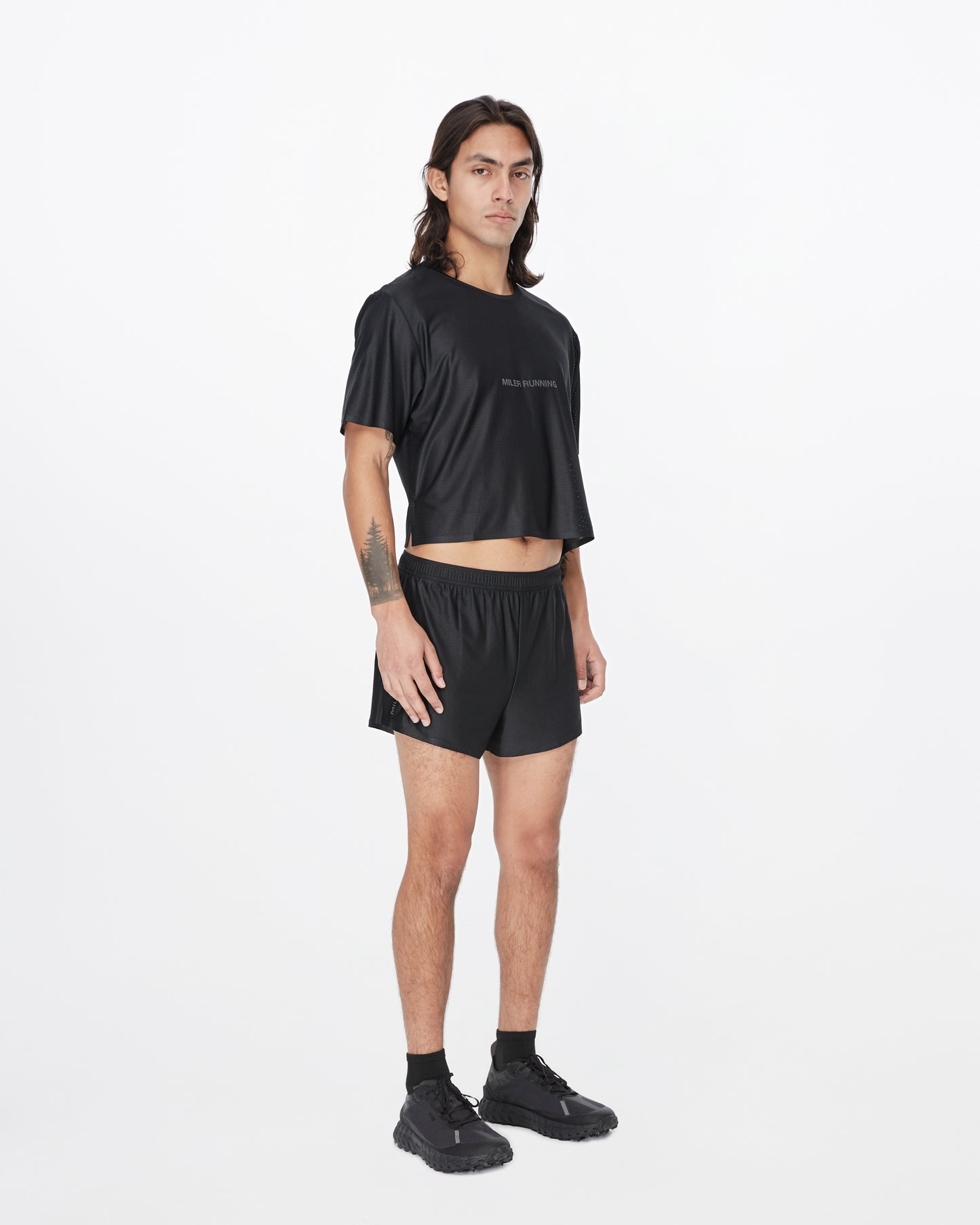 Base Running Cropped SS Tee