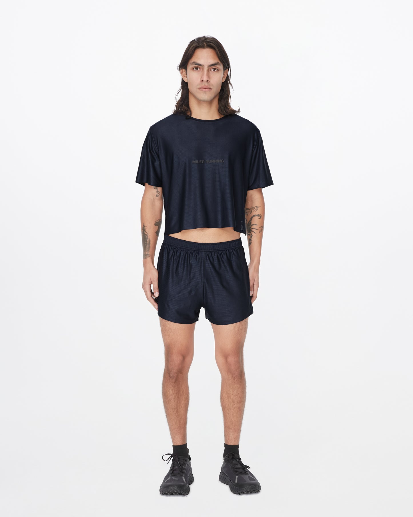 Base Running Cropped SS Tee