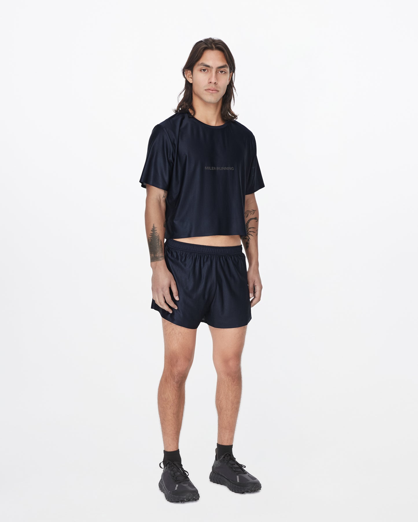 Base Running Cropped SS Tee