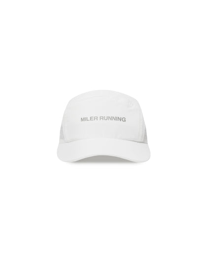 Base Running Hat in White, front